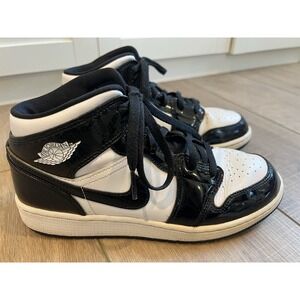 Jordan Air Jordan 1 Mid SE Youth 6.5Y Black White All-Star 2021 DD2192-001